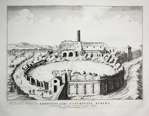 Amphitheatri Castrensis Rudera. - Roma Rome Rom Anfiteatro Castrense Amphitheatrum architecture Architektur It