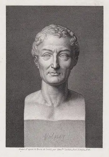 Volney - Constantin Francois Volney (1757-1820) Orientalist philosopher Portrait