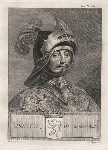 Arnoud, IIIe. Comte de Holl. - Arnulf, Count of Holland (c.950-993) Graf Graaf Portrait