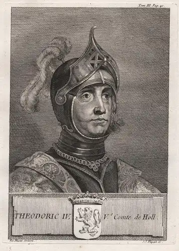 Theodoric IV, Ve. Comte de Holl. - Dirk IV, Count of Holland (c.1020-1049) Graf Graaf Portrait