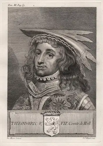 Theodoric V, VIIe. Comte de Holl. - Dirk V, Count of Holland (1052-1091) Graf Graaf Portrait