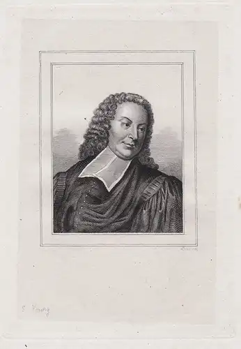 Edward Young (1683-1765) poet Dichter Portrait