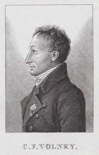 C. F. Volney - Constantin Francois Volney (1757-1820) Orientalist philosopher Portrait