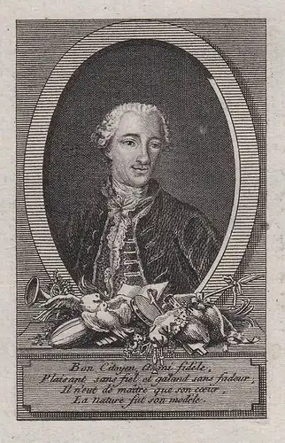 Bon Citoyen, Ami fidele... - Jean-Joseph Vadé (1719-1757) composer Komponist author writer Portrait