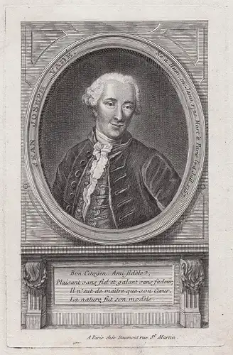 Jean Joseph Vadé - Jean-Joseph Vadé (1719-1757) composer Komponist author writer Portrait