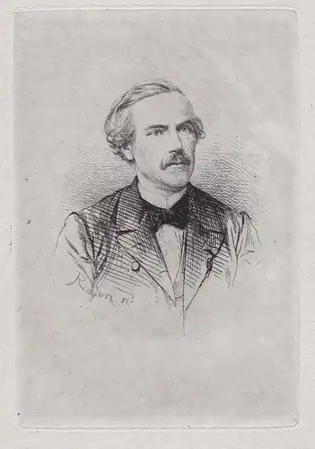 Josephin Soulary (1815-1891) poet poete Portrait