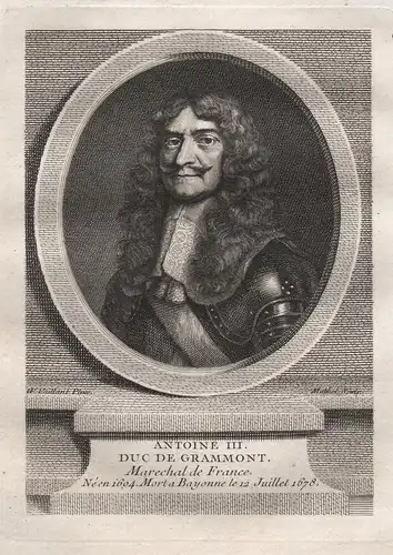 Antoine III. Duc de Grammont - Antoine III de Gramont (1604-1678) Lieutenant général de Normandie, puis en Pic