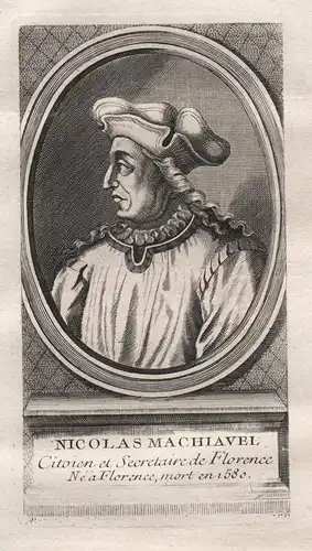 Nicolas Machiavel - Niccolo di Bernardo dei Machiavelli (1469-1527) Philosoph philosopher Florenz Firenze Port