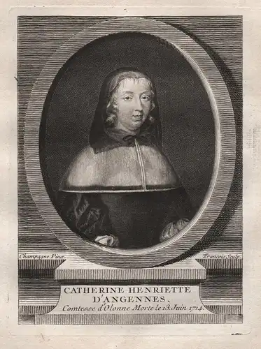 Catherine Henriette d'Angennes - Catherine Henriette d'Angennes (1634-1714) courtisane Kurtisane courtesan Com