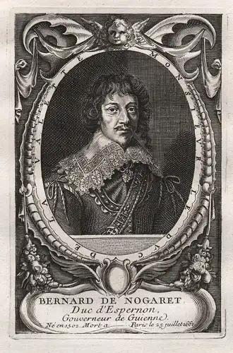 Bernard de Nogaret - Bernard de Nogaret de la Valette d'Epernon (1592-1661) Foix Candale Montmorency Portrait
