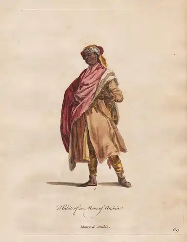 Habit of a Moor of Arabia - black man Schwarzer Mann Arabia Arabien Asia Asien Trachten costumes costume Trach