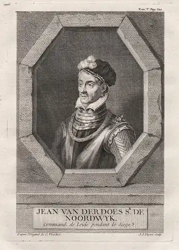Jean van der Does Sr. de Noordwyk - Jan van der Does (1545-1604) poet jurist historian Leiden Leyde Portrait