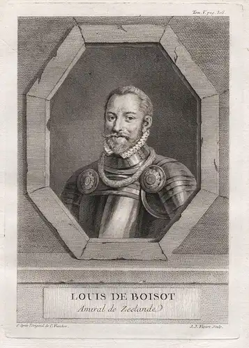 Louis de Boisot - Lodewijk van Boisot (c.1530-1576) Louis admiral Bruxelles Brussel Holland Portrait