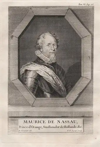 Maurice de Nassau - Maurits van Oranje (1567-1625) Holland Nederland Dillenburg Nassau Portrait