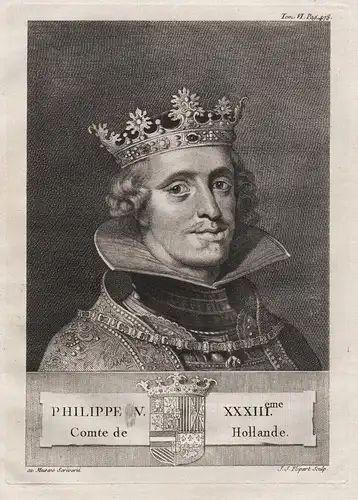 Philippe V. XXXIII.eme Comte de Hollande - Philip IV of Spain (1605-1665) Felipe Espana Portugal King König re