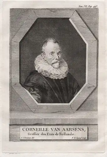 Corneille van Aarsens - Cornelis van Aerssen (1545-1627) Antwerpen Anvers jurist Holland Portrait