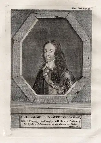 Guillaume II comte de Nassau - Wilhelm II Oranien (1626-1650) Nassau Orange Holland Netherlands Guillaume Port