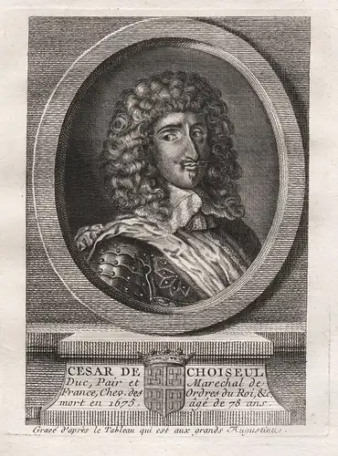 Cesar de Choiseul - Cesar Gabriel de Choiseul Plessis-Praslin (1598-1675) comte d'Hostel puis comte du Plessis