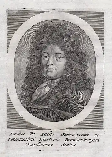 Paulus de Fuchs - Paul von Fuchs (1640-1704) Brandenburg Berlin Malchow Stettin Portrait