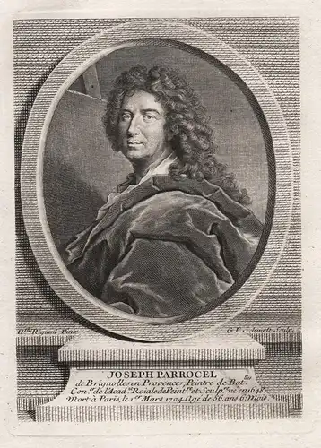 Joseph Parrocel - Joseph Parrocel (1646-1704) painter peintre Maler graveur engraver Kupferstecher Portrait
