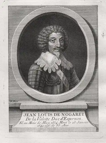 Jean Louis de Nogaret - Jean Louis de Nogaret de La Valette (1554-1642) Gouverneur de La Fère  Conseiller dÉt