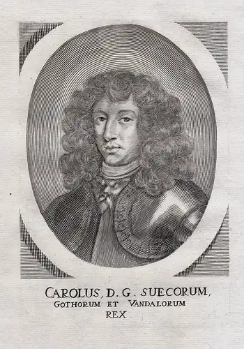 Carolus D.G. Suecorum - Charles XI of Sweden (1655-1697) Sweden kung king König roi Sweden Sverige Potrait