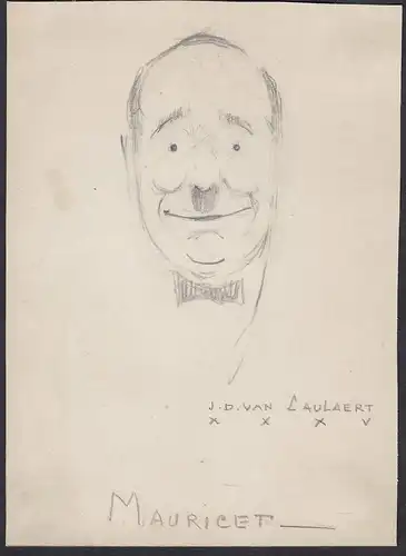 Mauricet. - Mauricet Georges Maurice Renaut (1888-1918) acteur actor film cinema auteur author Portrait