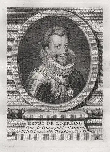 Henri de Lorraine - Henri I de Lorraine (1550-1588) Duc de Guise, prince de Joinville et baron de Lambesc, Hei