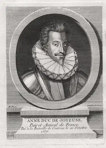 Anne Duc de Joyeuse - Anne de Joyeuse (1560-1587) Chevalier de l'ordre du Saint-Esprit, Gouverneur de Normandi