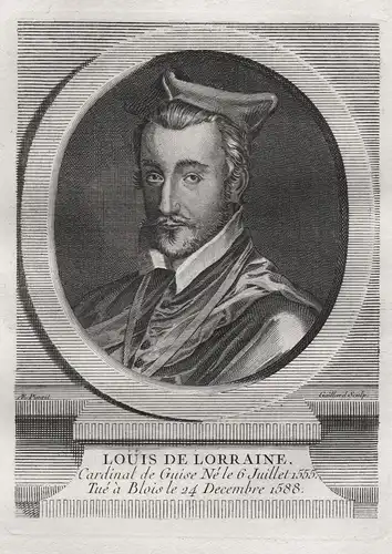 Louis de Lorraine - Louis II de Lorraine (1555-1588) Guise Lothringen Cardinal Kardinal Guise Portrait