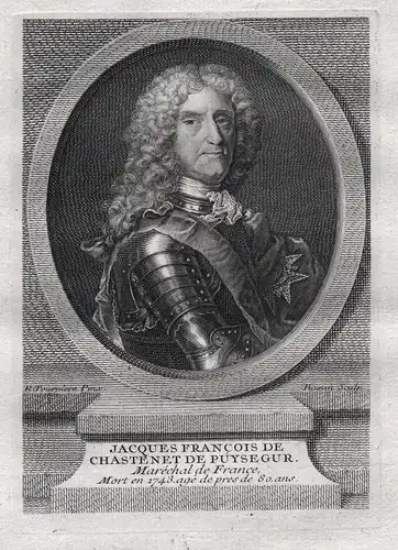 Jacques Francois de Chastenet de Puysegur - Jacques Francois de Chastenet de Puysegur (1656-1743) Marechal Mil