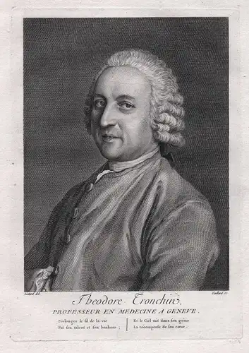 Theodore Tronchin - Theodore Tronchin Genf Geneve physician Arzt Medizin medicine Portrait
