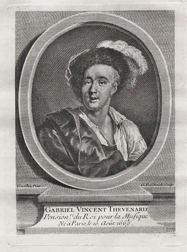 Gabriel Vincent Thevenard - Gabriel Vincent Thevenard (1669-1741) Baritonist baritone opera singer Sänger Oper