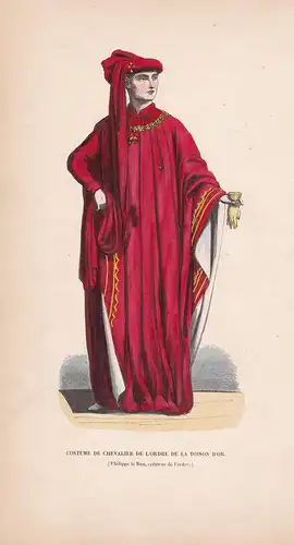 Costume de Chevalier de l'ordre de la Toison d'Or - Philippe le Bon (1396-1476) Ordre de la Toison d'or Order