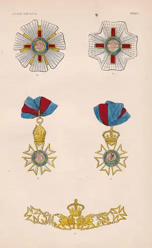 Grande Bretagne. XXXV. - Great Britain Großbritannien Orden medal decoration Medaille