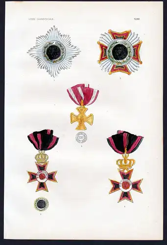 Hesse Grand-Ducale XLIII. - Großherzogtum Hessen Orden medal decoration Medaille