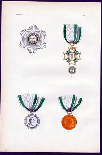 Saxe-Royale. LXXIV. - Friedrich August Medaille Sachsen Orden medal decoration