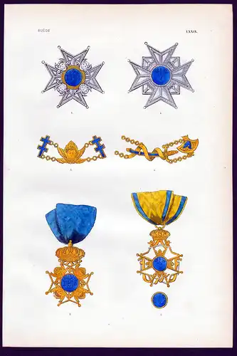 Suede LXXIX. - Schweden Sweden Sverige Ordenstecken Medalj Orden medal decoration Medaille