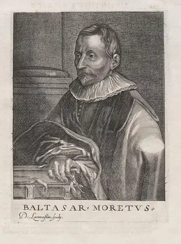 Baltasar Moretus- Balthasar I Moretus (1574-1641) printer Buchdrucker Officina Plantiniana Portrait