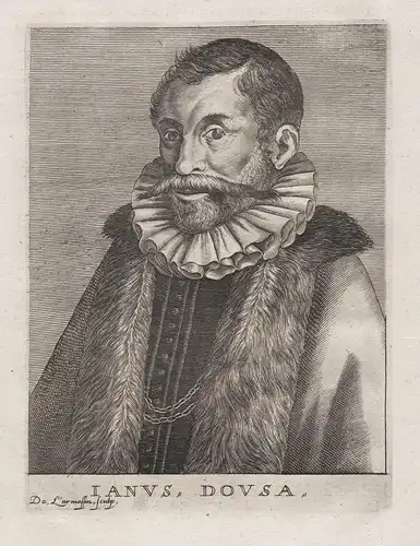 Ianus, Dousa - Jan van der Does (1545-1604) poet jurist historian librarian Leiden University Hoordwijk Douai