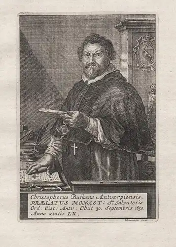 Christophorus Butkens Antverpiensis... - Christophe Butkens (1590-1650) Antwerpen Cistercian genealogist Anver