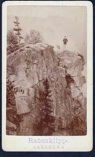 Rabenklippe. Harzburg - Rabenklippe Bad Harzburg Harz Foto Photo Fotografie photograph CDV