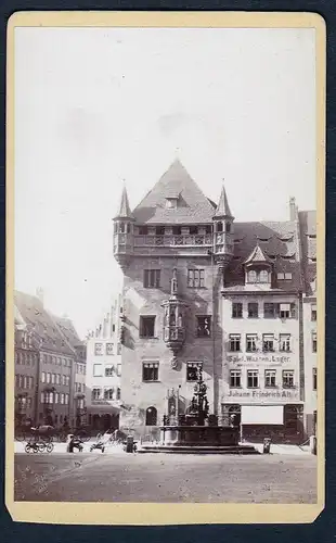 Nr. 65. Nassauerhaus - Nassauer Haus Nürnberg Foto Photo Fotografie photograph CDV