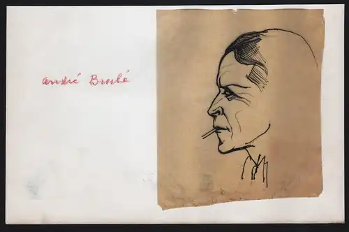 André Brulé - André Brulé (1879-1953) acteur actor Schauspieler Film cinema Portrait