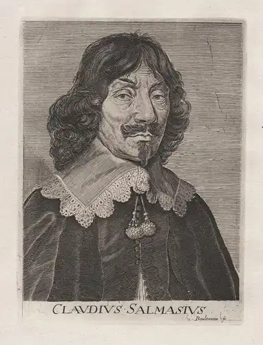 Claudius Salmasius - Claude Saumaise (1588-1653) Classical scholar Semur-en-Auxois, Dijon, Heidelberg, Leiden