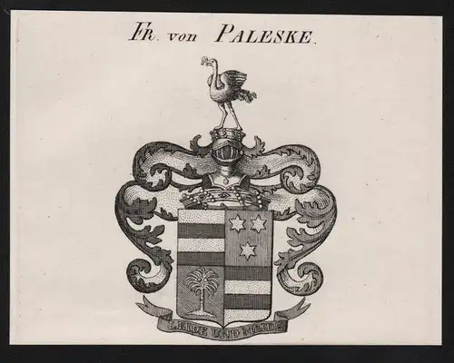 Fr. von Paleske - Wappen coat of arms