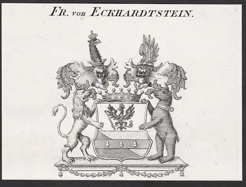 Fr. von Eckhardtstein - Wappen coat of arms