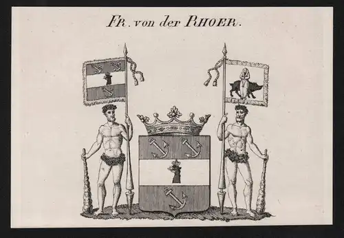 Fr. von der Rhoer - Wappen coat of arms