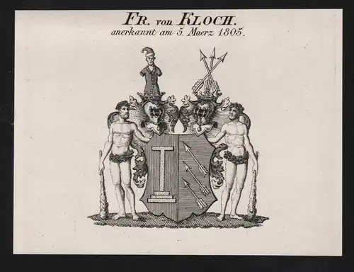 Fr. von Kloch - Wappen coat of arms