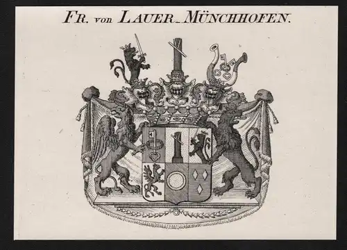 Fr. von Lauer_Münchhofen - Wappen coat of arms